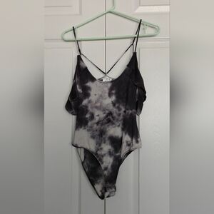 Women's Tie-Dye Bodysuit, Size M